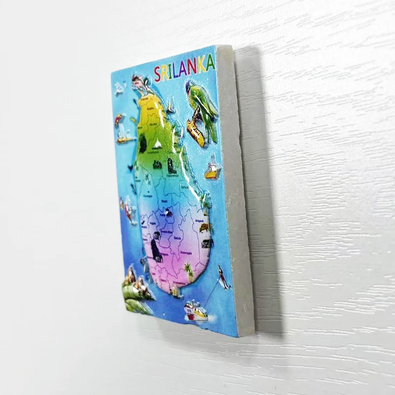 Сувениры для туризма Шри-Ланки 3D магнитные наклейки на холодильник украшения