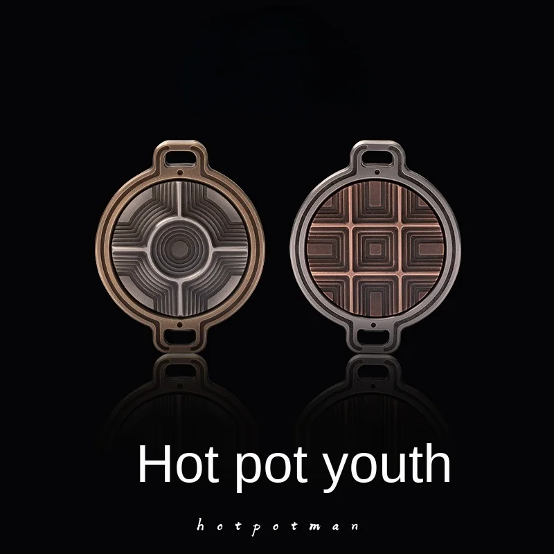 Hot Pot Youth New Fingertip Gyro Pure Copper out-of-Print Limited EDC Artifact Finger minus Decompression Toy
