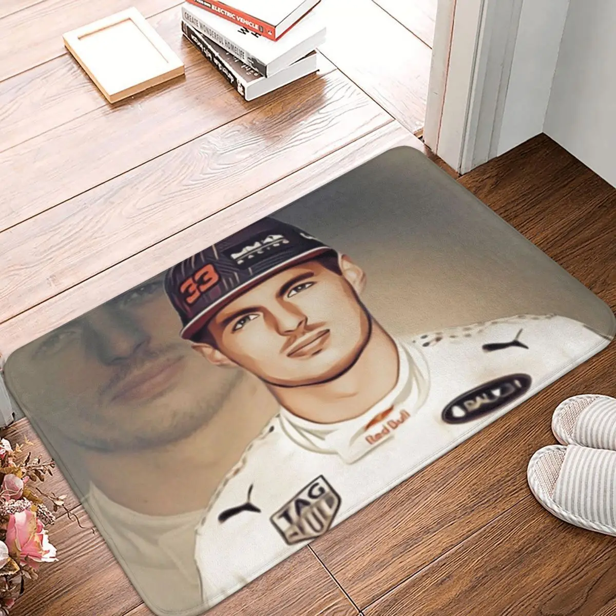 

Коврик для ванной Verstappen, новый Декор F1 формула, коврик, ковер, Придверный коврик, нескользящий вход, гостиная, домашняя кухня, снятие танцев в...