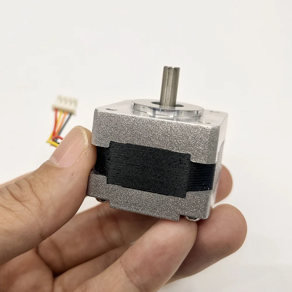 14H33HM NEMA 14 Мини 35 мм Гибридный шаговый двигатель 2-фазный 4-проводной шаговый двигатель 5 мм вал шкива для 3D-принтера Робот с ЧПУ