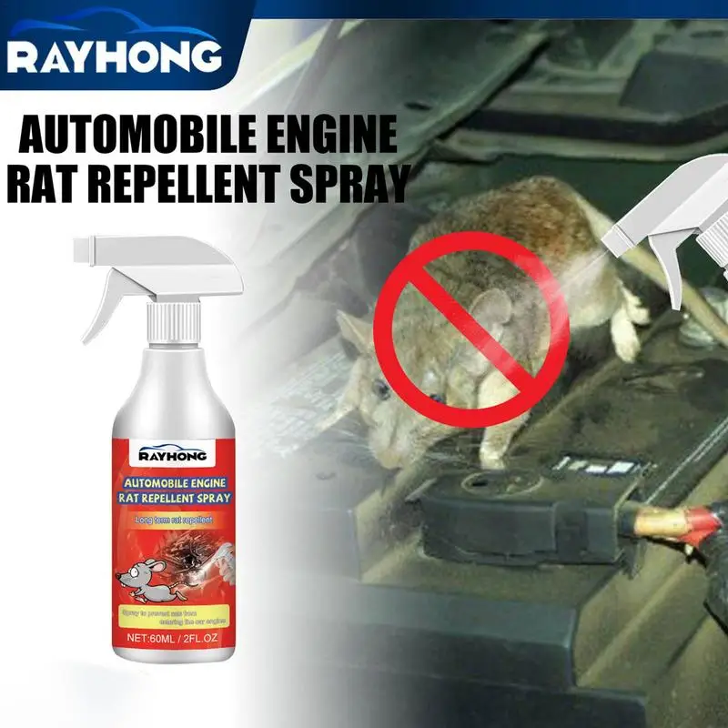 

Mouse Control Spray Power Automobile Engine Mouse Spray 60ml Conserve Ecosystems For Protecting Wires Cables Car Engines