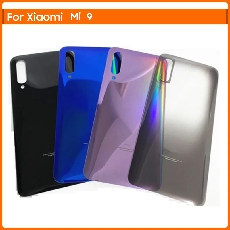 

New For Xiaomi Mi9 Mi 9 SE Battery Back Cover 3D Glass Panel For Xiaomi Mi 9SE Rear Door Battery Housing Case Adhesive Replace