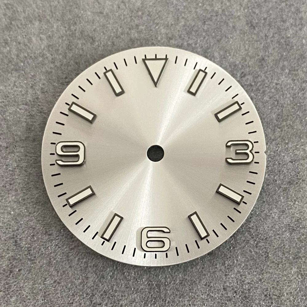 

28.5mm Sunburst 369 nail green luminous dial suitable for NH35/36/4R/7S movement custom dial watch accessories