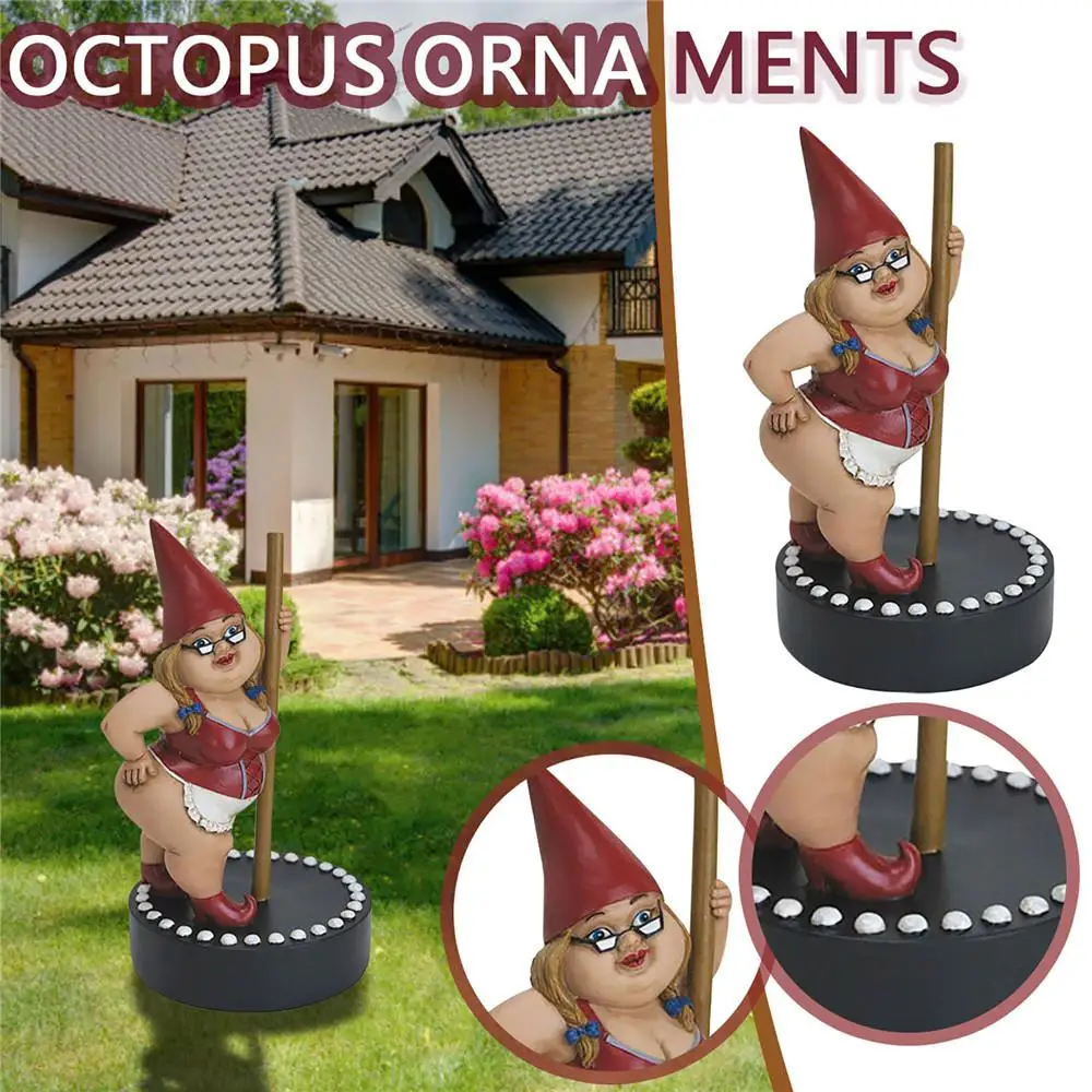 

Hot Sale Resin Crafts Ornaments Steel Pipe Ornaments Dwarf Design Resin Funny Foreign Trade Ornaments Home Decoration