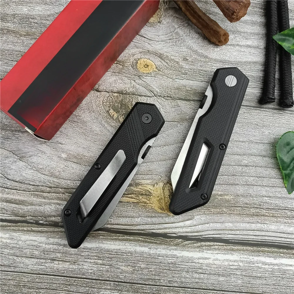 KS 2050 440C Tanto Blade с нейлоновым волокном складной карманный нож для самообороны EDC