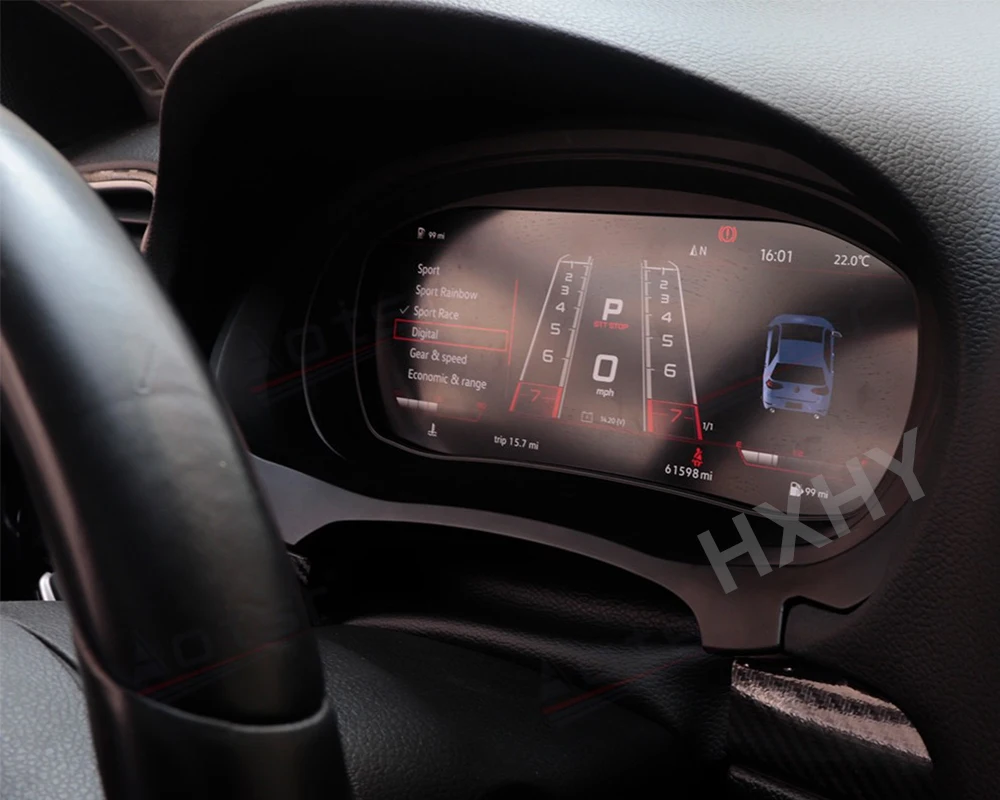 Новый автомобильный ЖК-цифровой кластер для Volkswagen VW Golf 6 GTI 6R 2010-2016 виртуальный