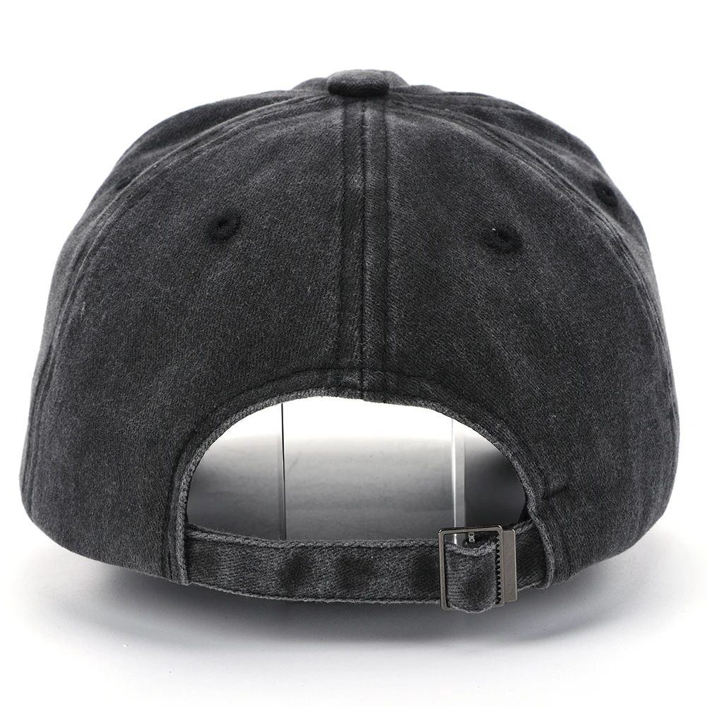 Промытая бейсболка шляпа дальнобойщика регулируемая хлопковая потертая кепка
