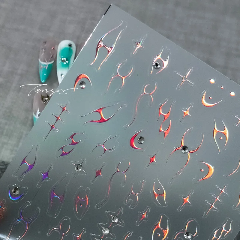 5D рельефные блестящие бриллиантовые штампы лазер Спайс для девушек сексуальные