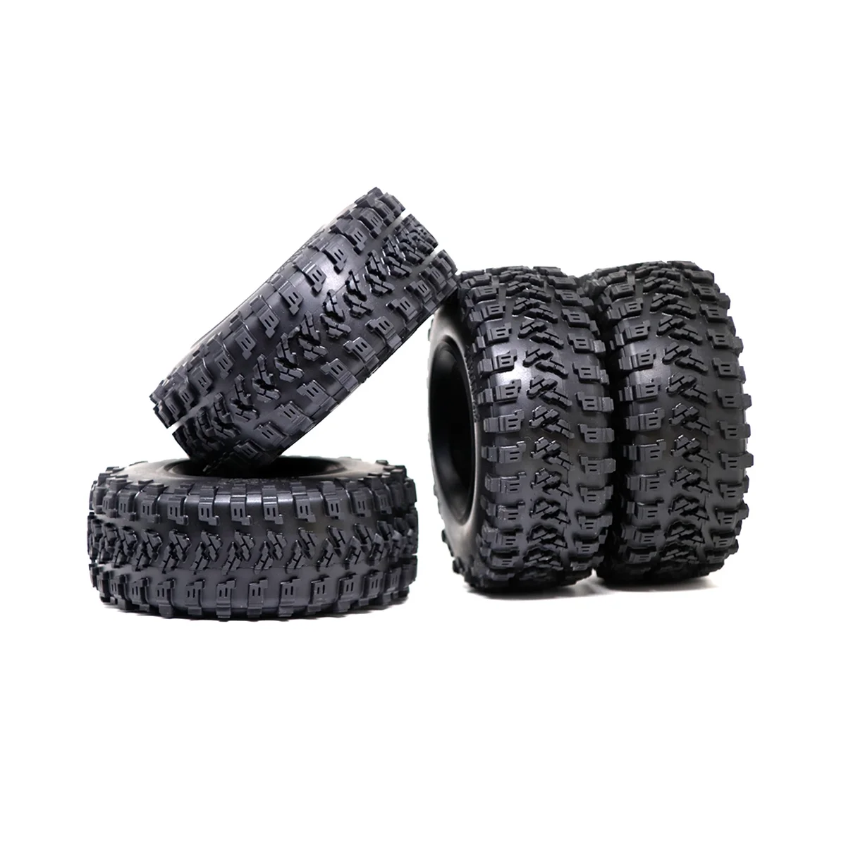 

4 шт., резиновые шины 115 мм 1/10 дюйма для радиоуправляемого гусеничного автомобиля Axial SCX10 Wraith каприа RR10 Traxxas TRX4 YK4082 YK4083