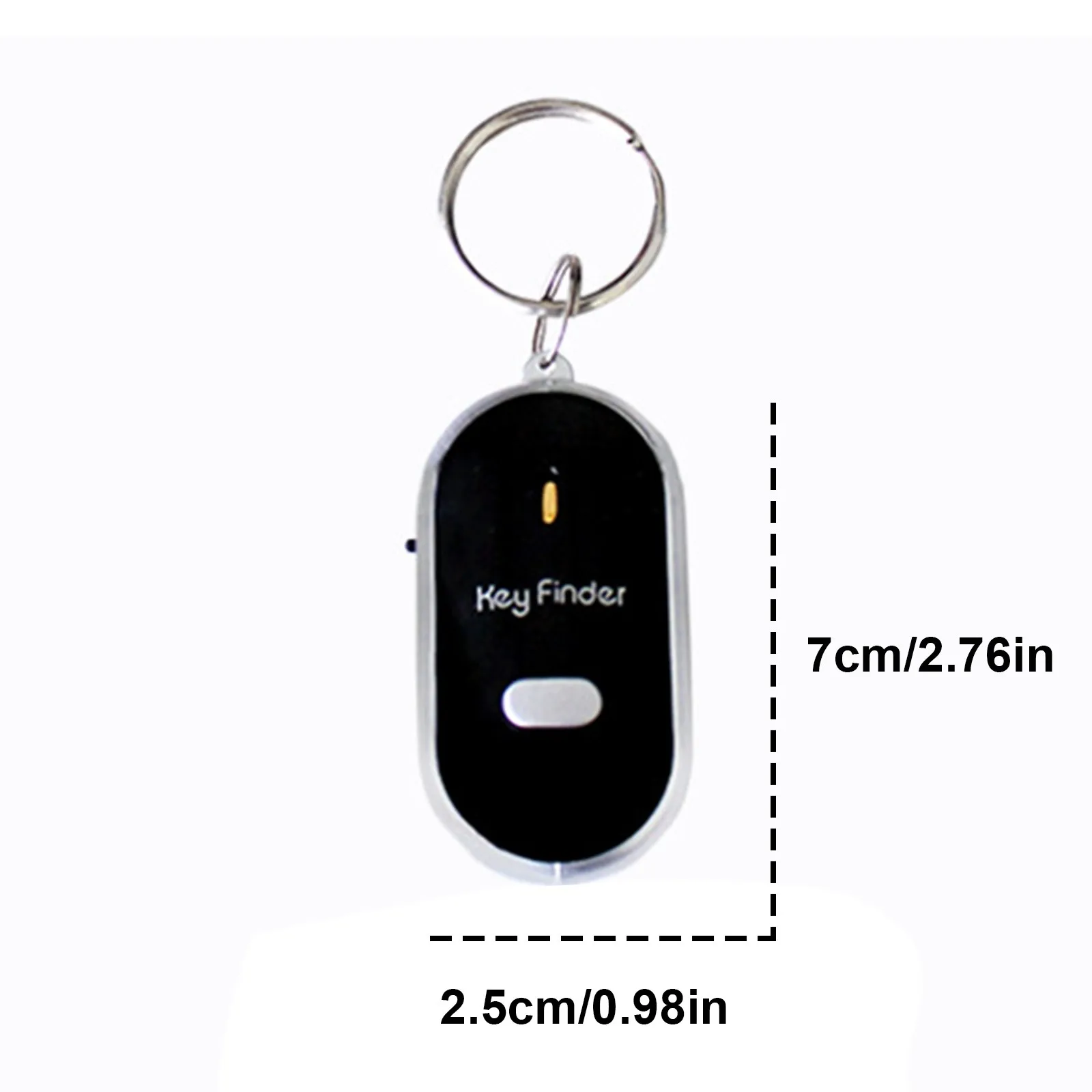 Mini Gps Tracker Led Anti-lost Key Finder Locator Keychain Whistle Sound Control Keyring Seeker For Search |