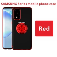 %e3%80%90red%e3%80%91suitable for samsung s series electroplated protective case s21 mobile phone case magnetic magnet car ring s10 s9 s20 s21