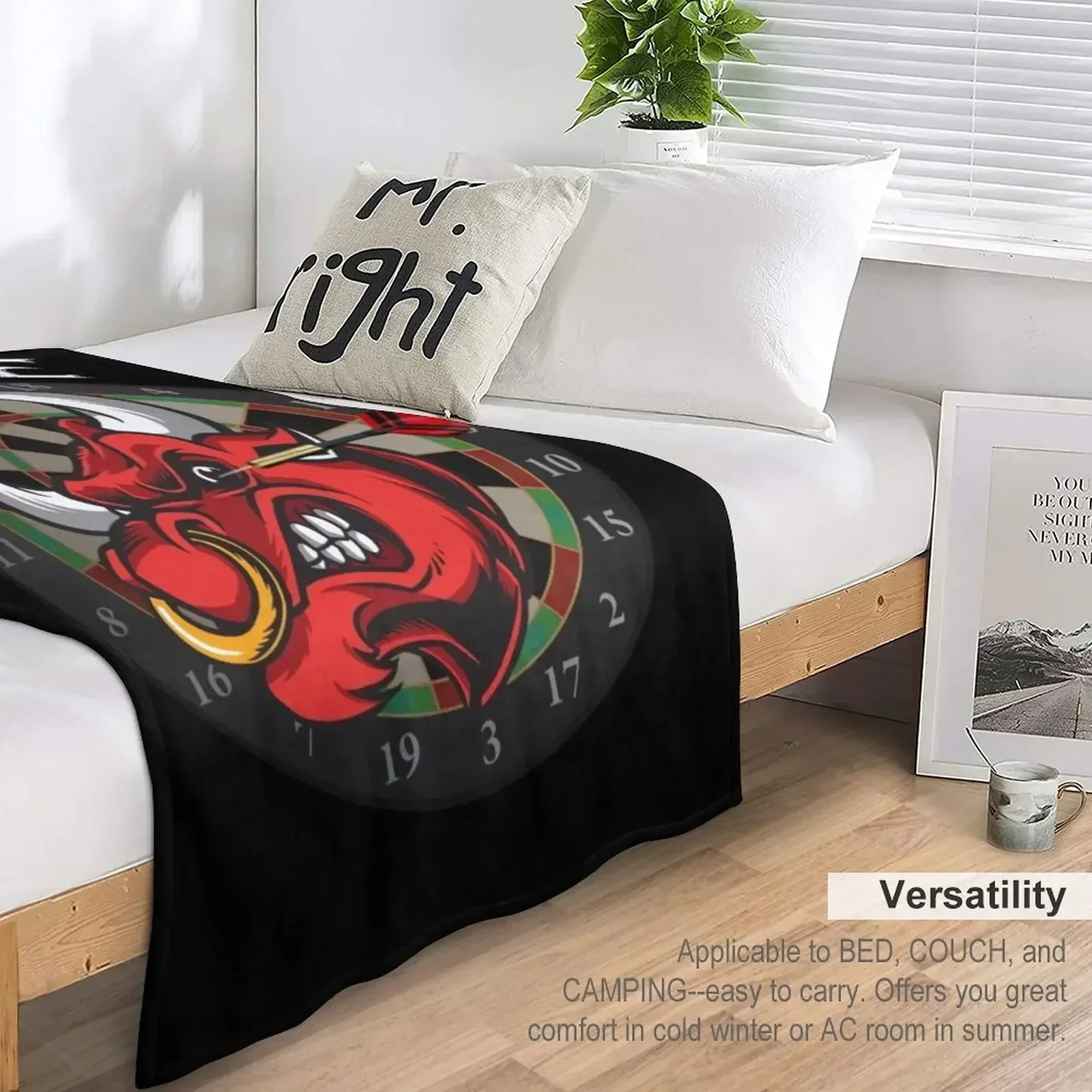 Bullseye Дартс Fan Dartfeil Плед Роскошное нижнее белье St для дивана Роскошные одеяла