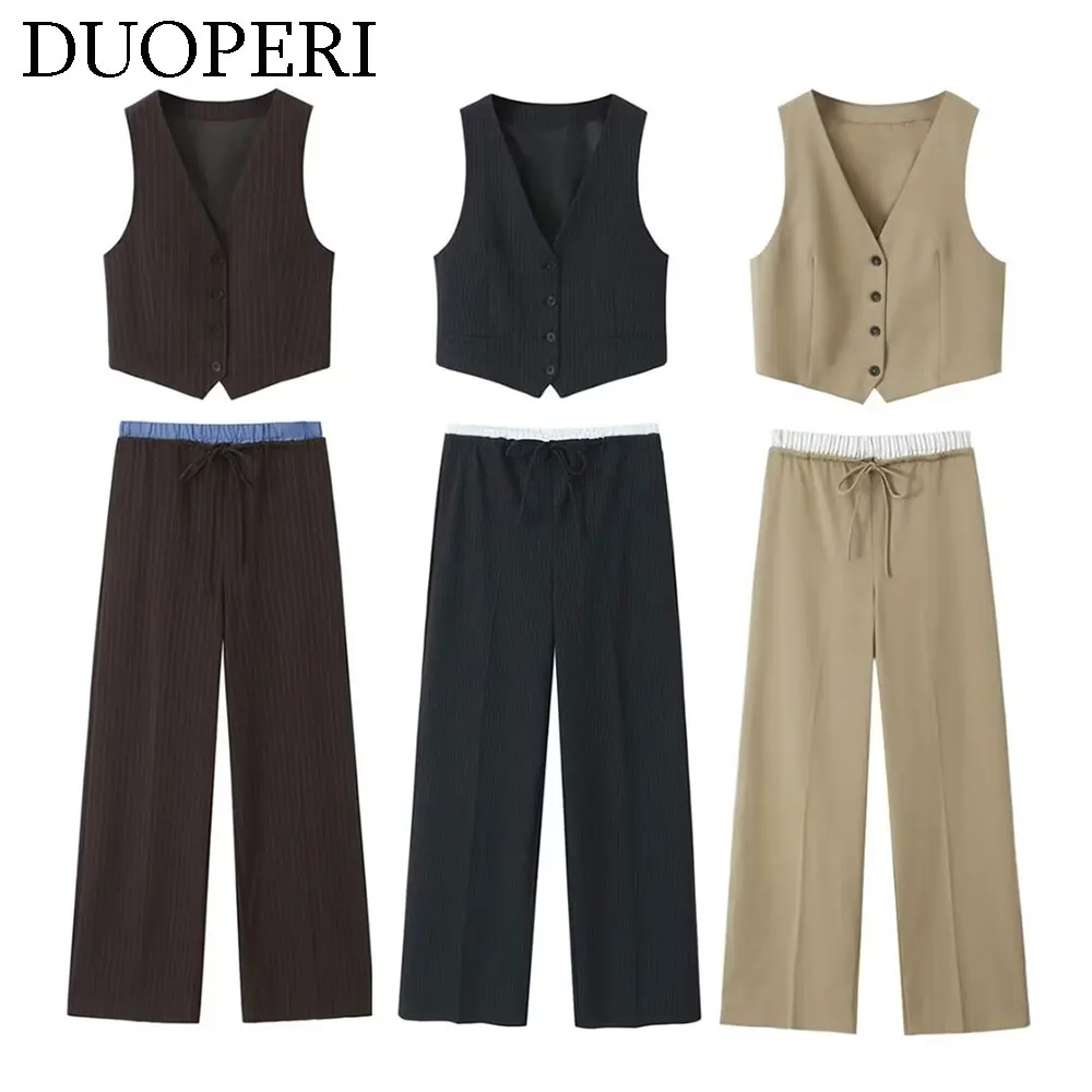 Willshela Женский модный офисный женский комплект Terno и Bretons с высокой талией