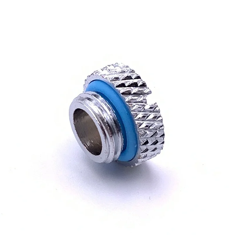 

Brass Computer Water-cooling Plug G1/4 Threaded Screw-in Water-stop Fitting, Suitable for PC Water-cooling System