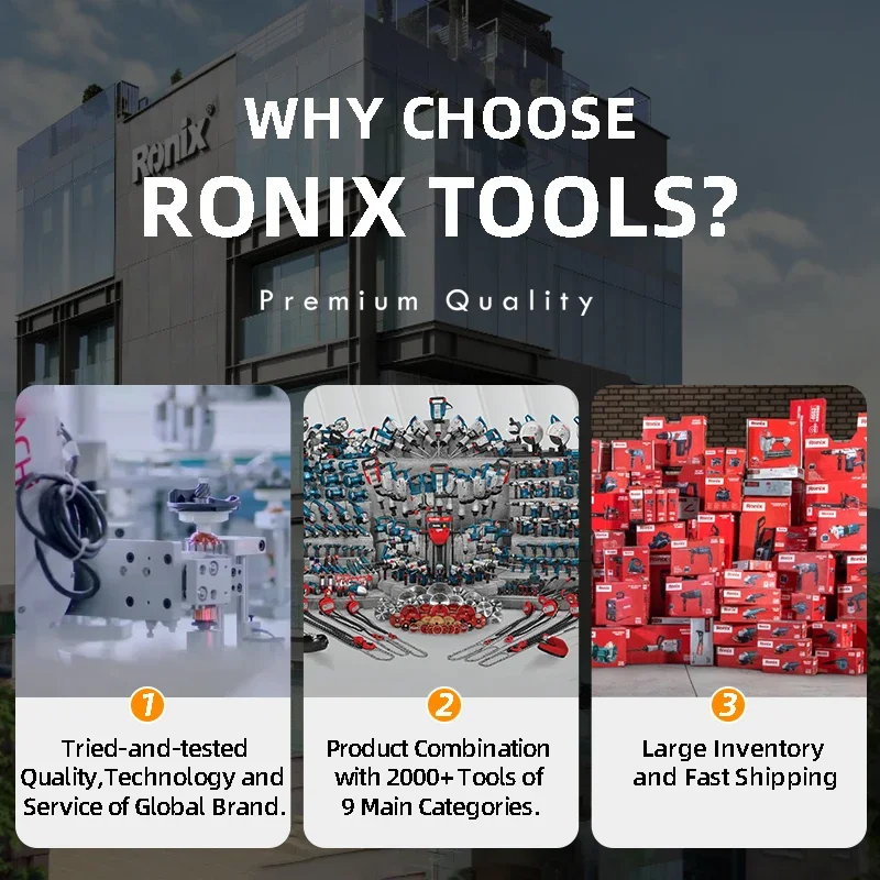 Электрический ударный гайковерт RONIX 2036 электрический 3/4 дюйма пневматический