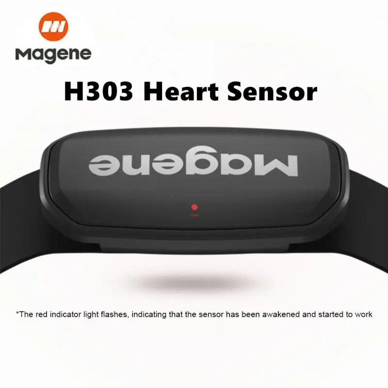 

Magene Mover H303 Heart Rate Sensor Dual Mode ANT Bluetooth With Chest Strap Cycling Computer Bike Wahoo Garmin Sports Monitor