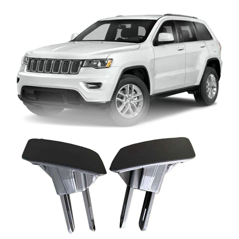 1 пара 5XL50TZZAA 5XL51TZZAA левая + правая крышка распыления фар черный ABS автомобильный