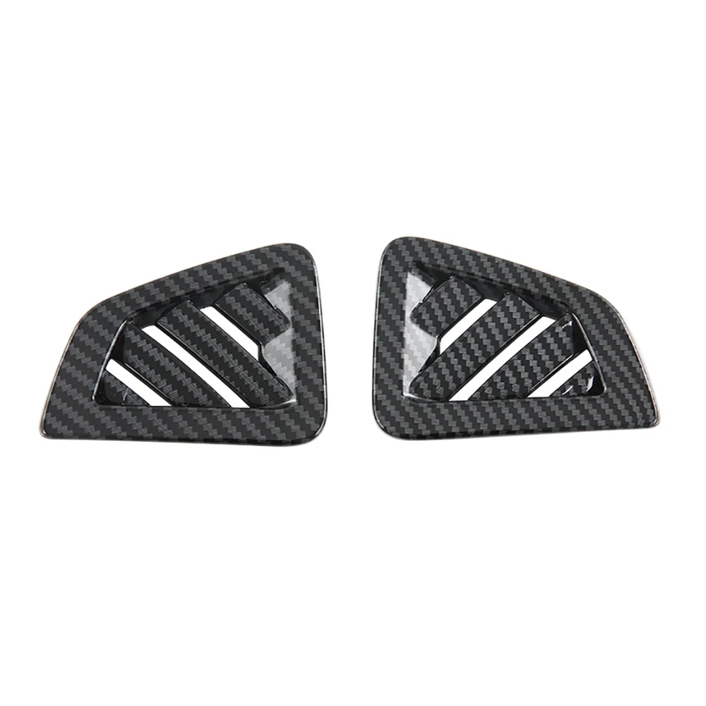 ABS углеродное волокно Цвет A/C Передняя вверх Крышка вентиляционного отверстия