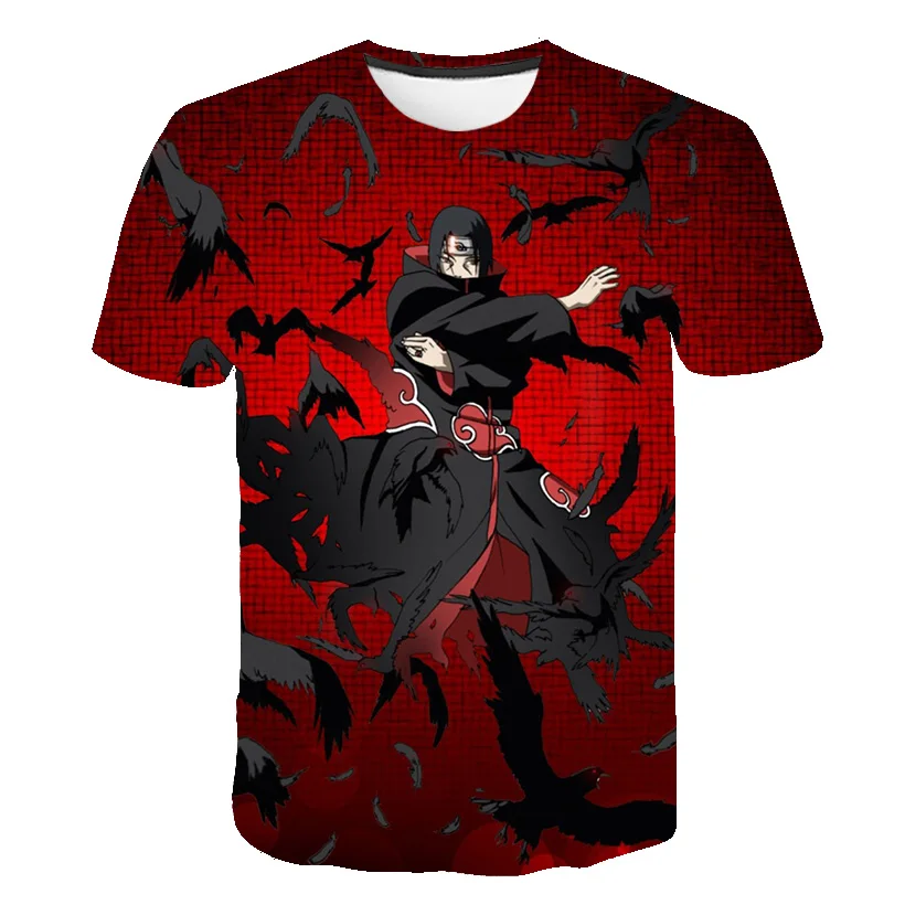 

Boys T Shirt Summer Printed Short Sleeve O-Neck Fashion Children Narutos T-Shirt For Kids TShirt Girls Tops Clothes Streetwear