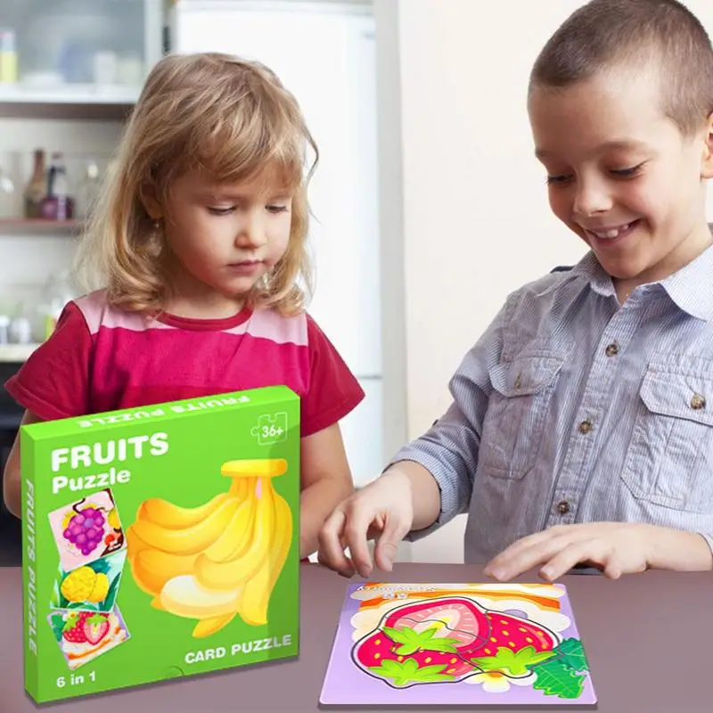 

Children Puzzle Kindergarten Enlightenment English Bilingual Small Puzzle | Educational Advanced Bilingual Toys Gift For Childre