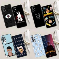 phone case for samsung a01 a02 a03s a11 a12 a21s a32 a41 a72 a52s 5g a91 soft silicone cover bad bunny maluma