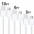 Кабель для Samsung Galaxy A3 A5 2017 A7 2017 A8 A8 + 2018, длинный зарядный кабель для синхронизации данных и зарядки телефона, 1 м, 2 м, 3 м, 0,25 м