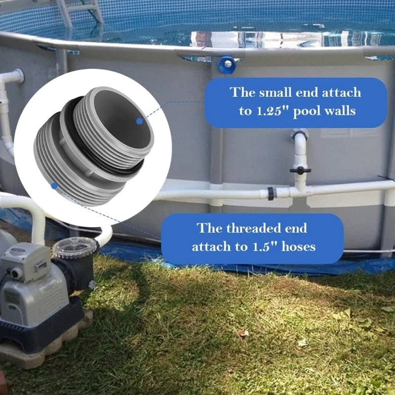 M2EE Набор принадлежностей для обслуживания бассейна Удобный переходник шланга