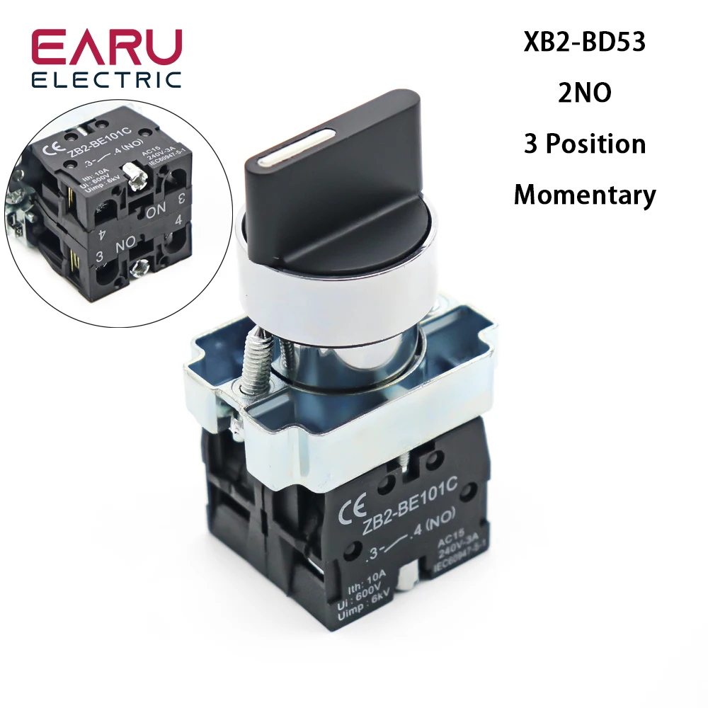 

Earlelectric 22 мм поворотный переключатель XB2-BD25 BD53