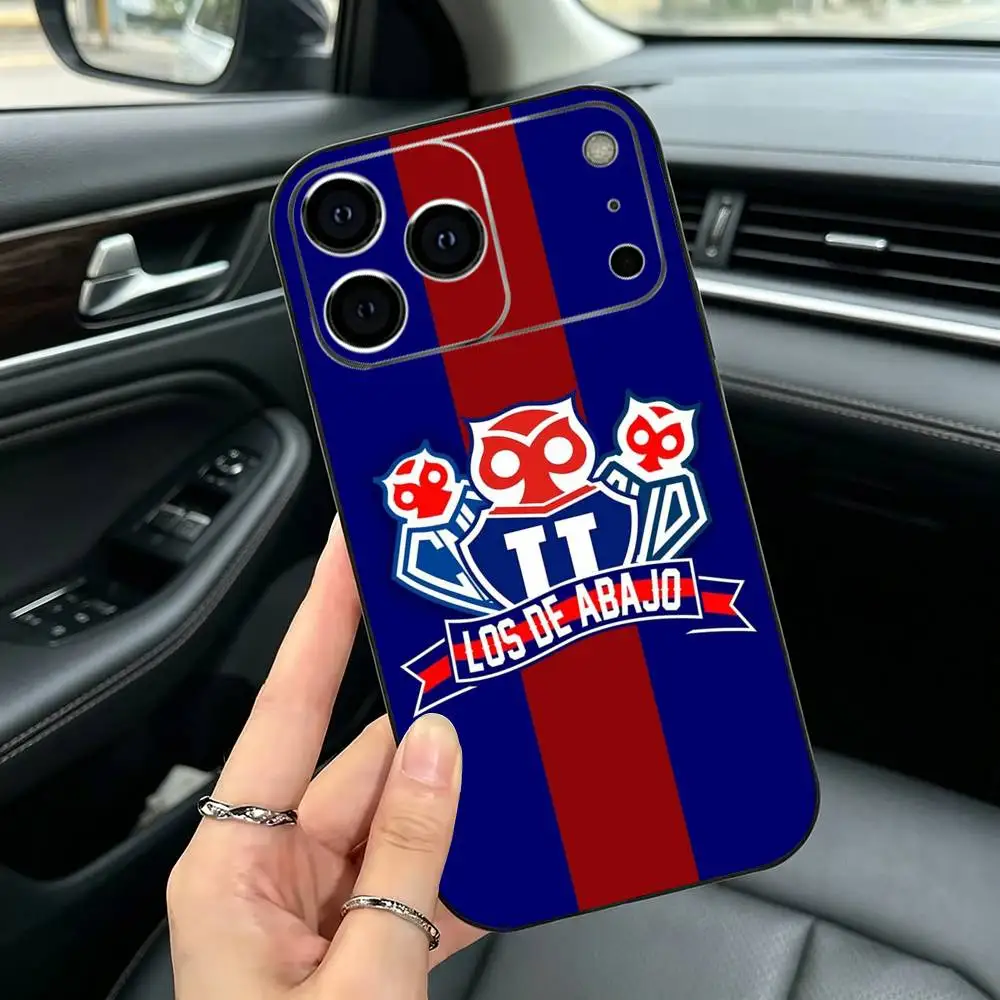 Чехол для телефона C-Club U-Universidad de Chile для iPhone 11 12 13 14 15 16 17Pro, MAX, мягкий черный противоударный чехол (art.: 3920dbcae0843) - 3920dbcae0843