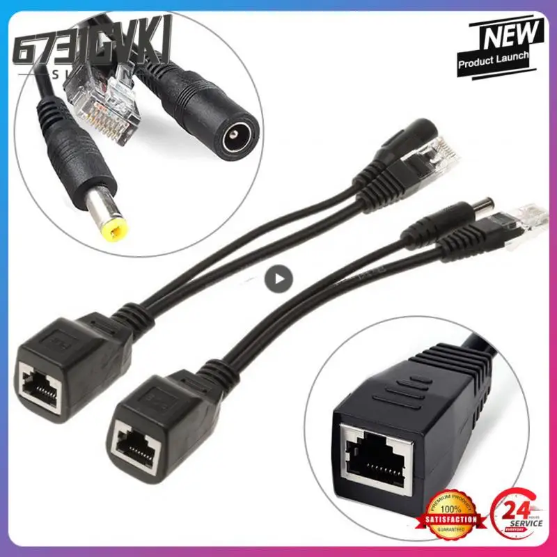 

1~10PCS pair POE Cable Passive Power Over Ethernet Adapter Cable POE Splitter RJ45 Injector Power Supply Module 12-48v For IP