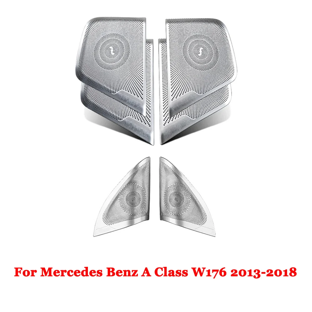 

Для Mercedes Benz A GLA CLA Class W176 X156 C117 W117 Coupe Автомобильные аксессуары Дверной треугольник Твитер Аудио динамик Крышка Накладка Рамка