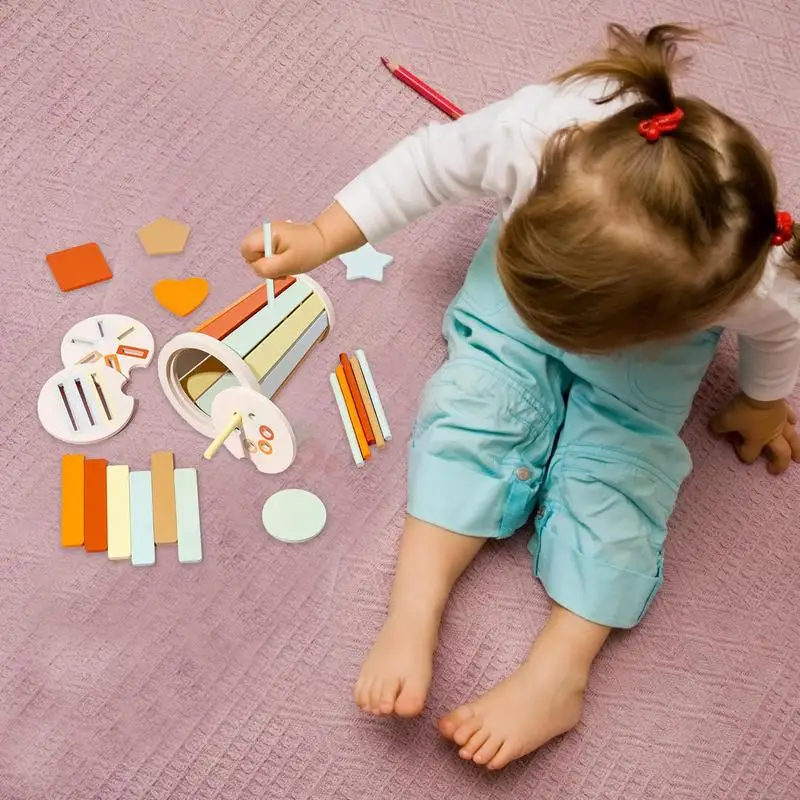 Игрушки соответствующего цвета красочные деревянные головоломки дошкольные