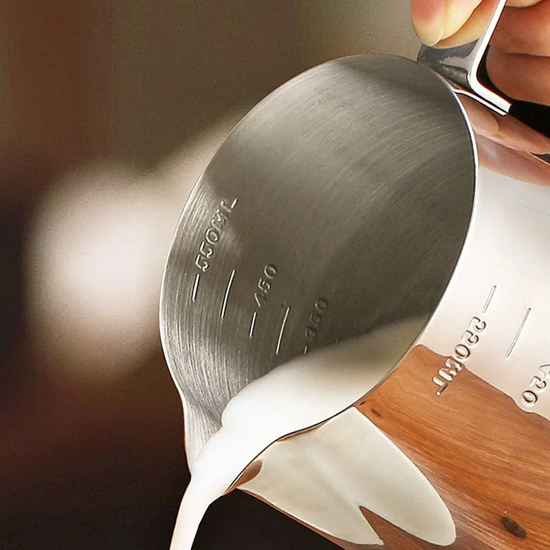 Акция! Молочный кувшин из нержавеющей стали молочный для кофемашины кружка кофе