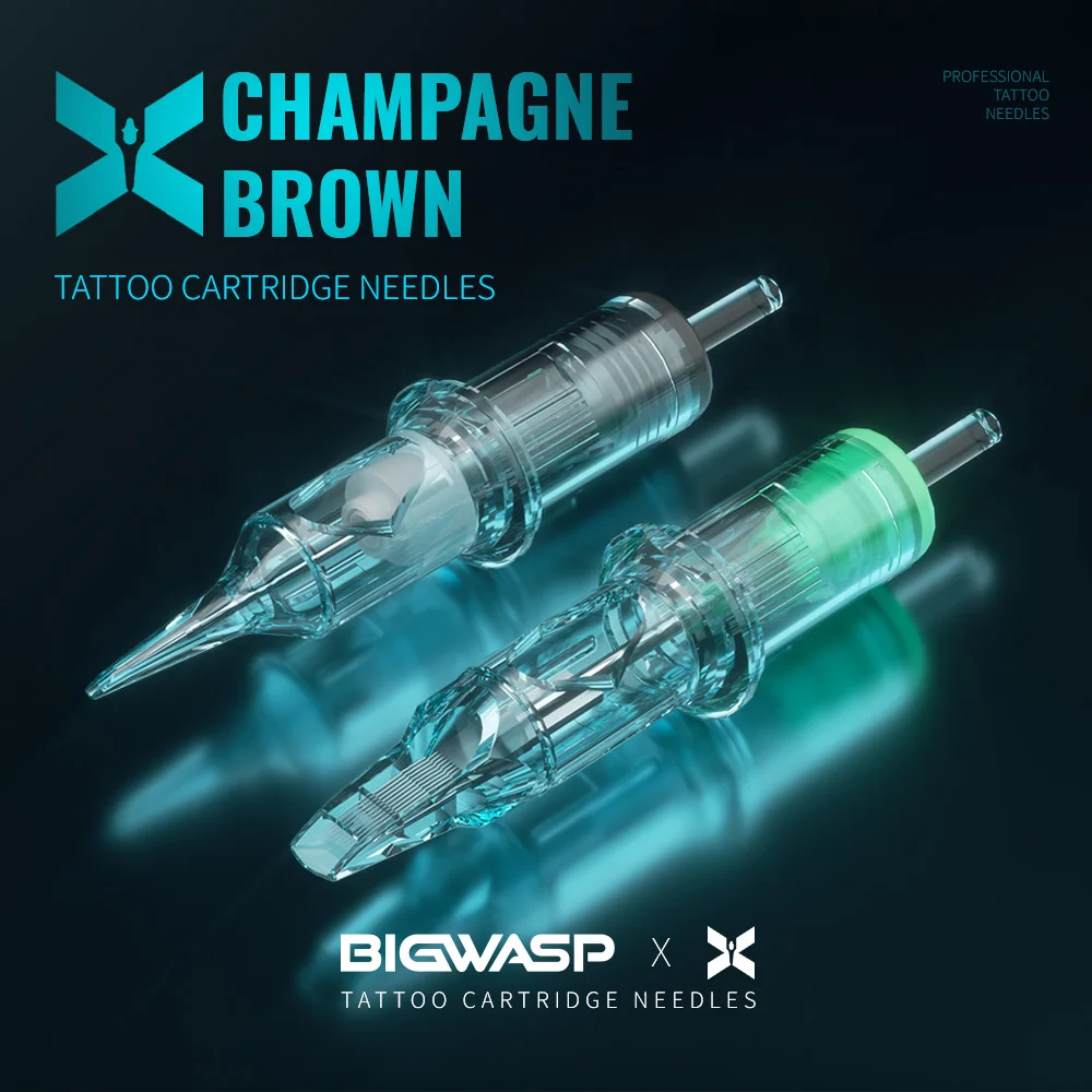 Фото Иглы для татуировок BIGWASP Blue Tattoo Cartridge, 20 шт./упаковка, одноразовые, стерилизованные, безопасные, RL RS RM M1, для тату-машинок, принадлежности для тату-мастеров №5
