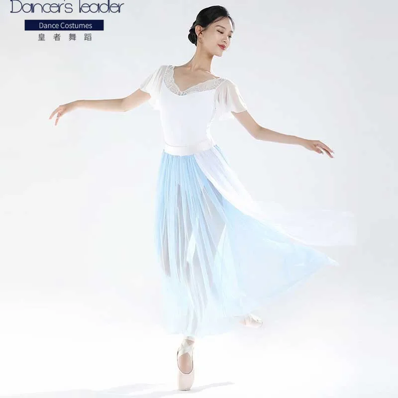 Балетное трико балерины с коротким рукавом для взрослых |