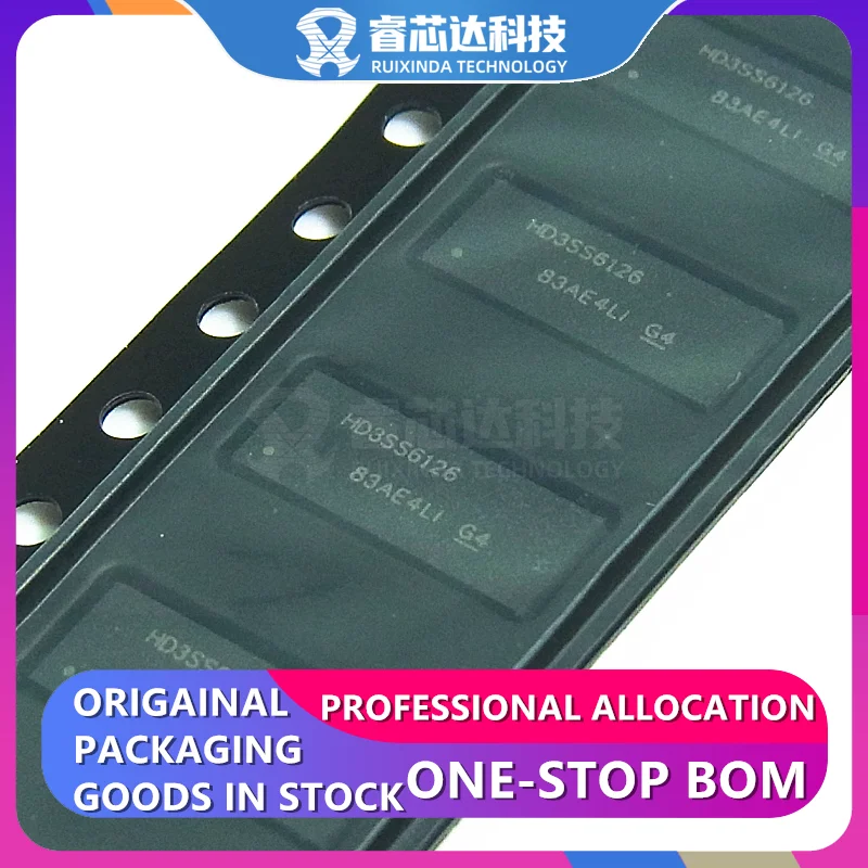 

RXDNA HD3SS6126RUAR HD3SS6126 WQFN-42 HD3SS6126RUA USB, Telecommunications Switch IC 1 Channel 42-WQFN (3.5x9) original genuine