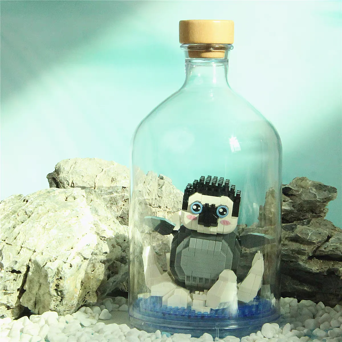 Рыба-клоун кирпичи игрушки морской мир здание животных биокис сборка набор