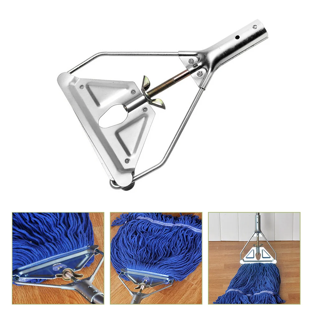 

Mop Base Replacement Parts Head Disc Heavy Duty Handle Iron Cover Heads Floor Refill Replacements Metal Accessories Tool