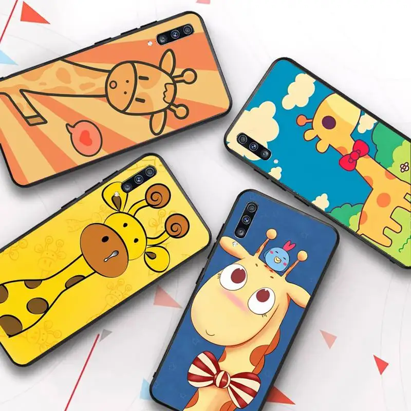 

Cute Cartoon Animal Giraffe Phone Case for Samsung A51 A30s A52 A71 A12 for Huawei Honor 10i for OPPO vivo Y11 cover