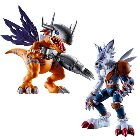 Фигурка героя аниме Bandai Digimon, фигурка героя из аниме «Пальмовая серия», металлическая фигурка серая была гарумоном, игрушки для детей, подарок, Коллекционная модель