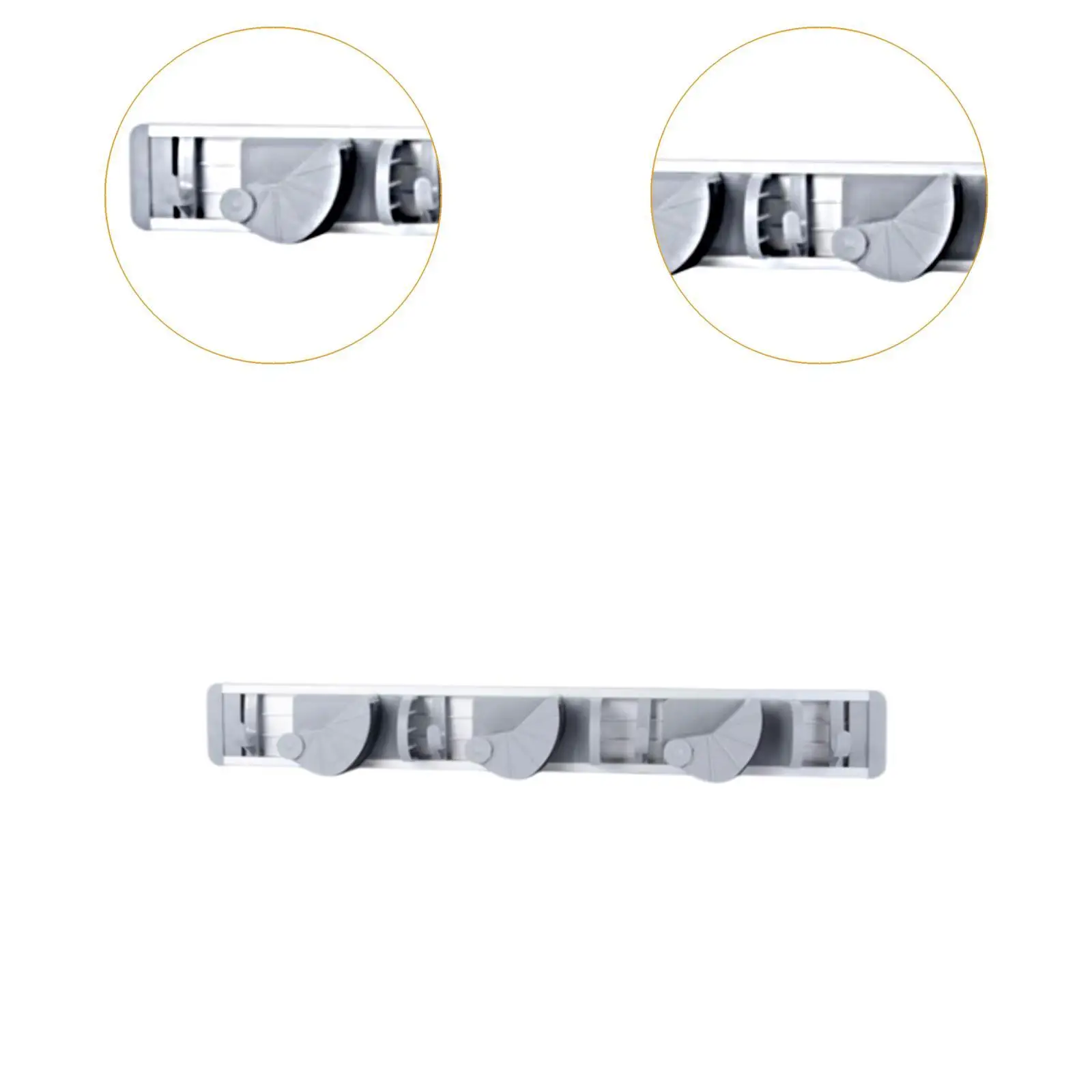 Mop Broom Hanger Sapce Saving Wall for Garage Laundry Room Bathroom