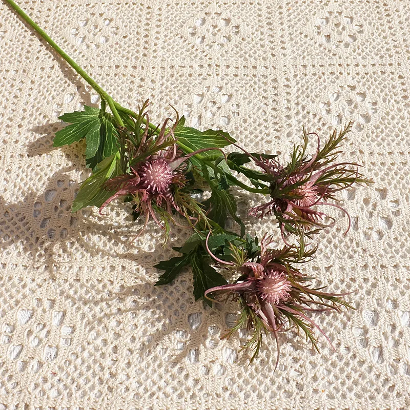 

Искусственные цветы eryngo, пластик, 67 см