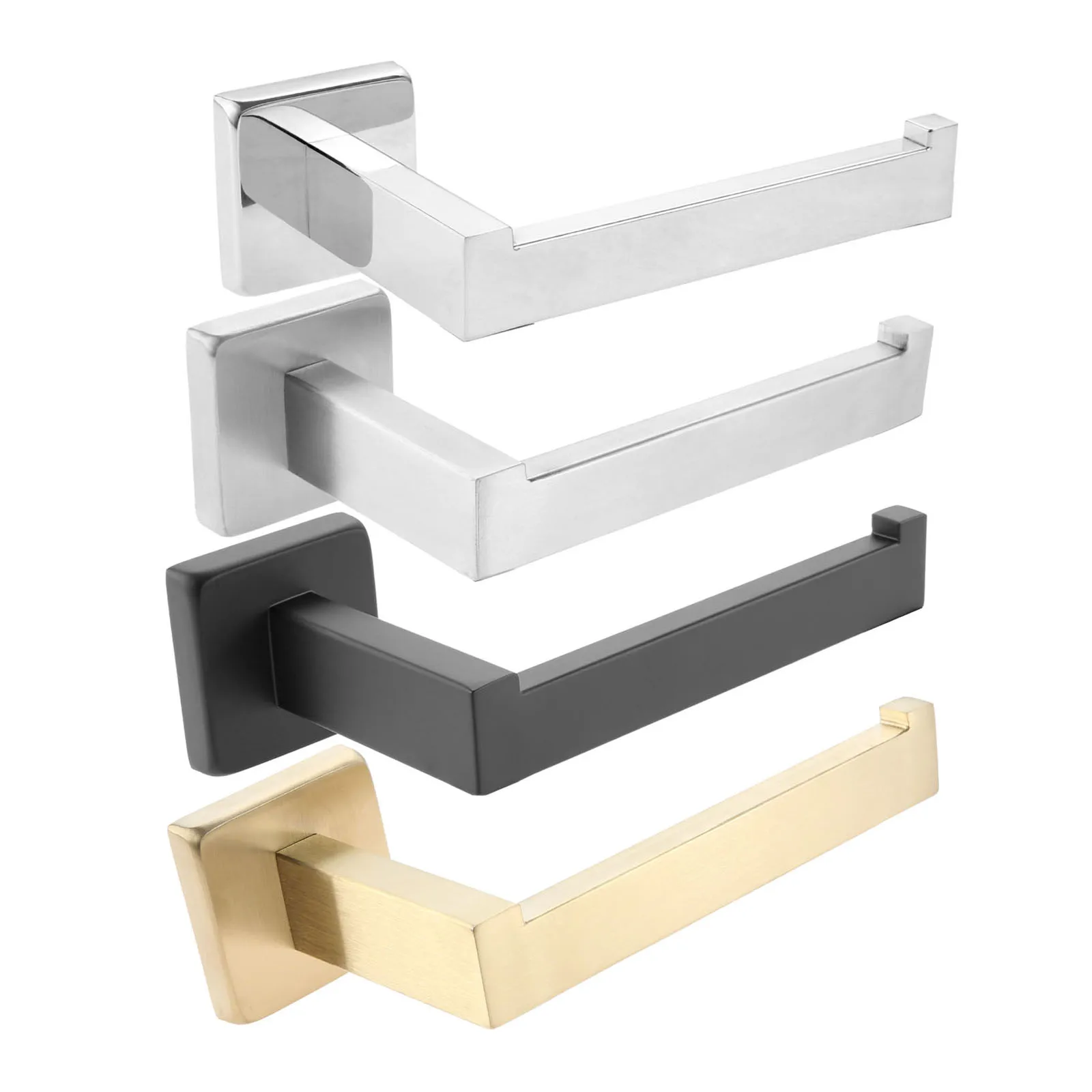 

1Pc Metal Wall Mounted Toilet Paper Holder Stainless Steel Toilet Paper Rack Tissue Roll Hanger Bathroom Accessories Hardware