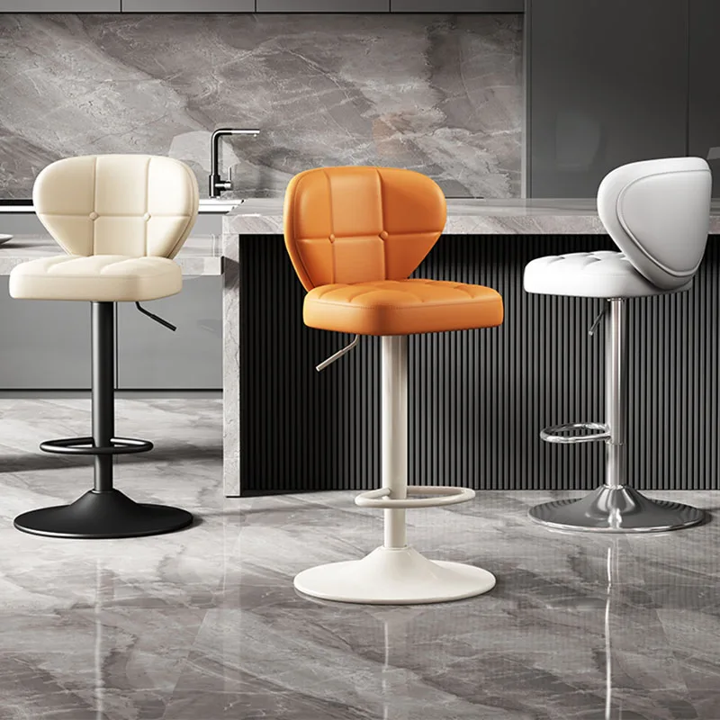 Современные скандинавские барные стулья Минималистичная стойка расслабляющие