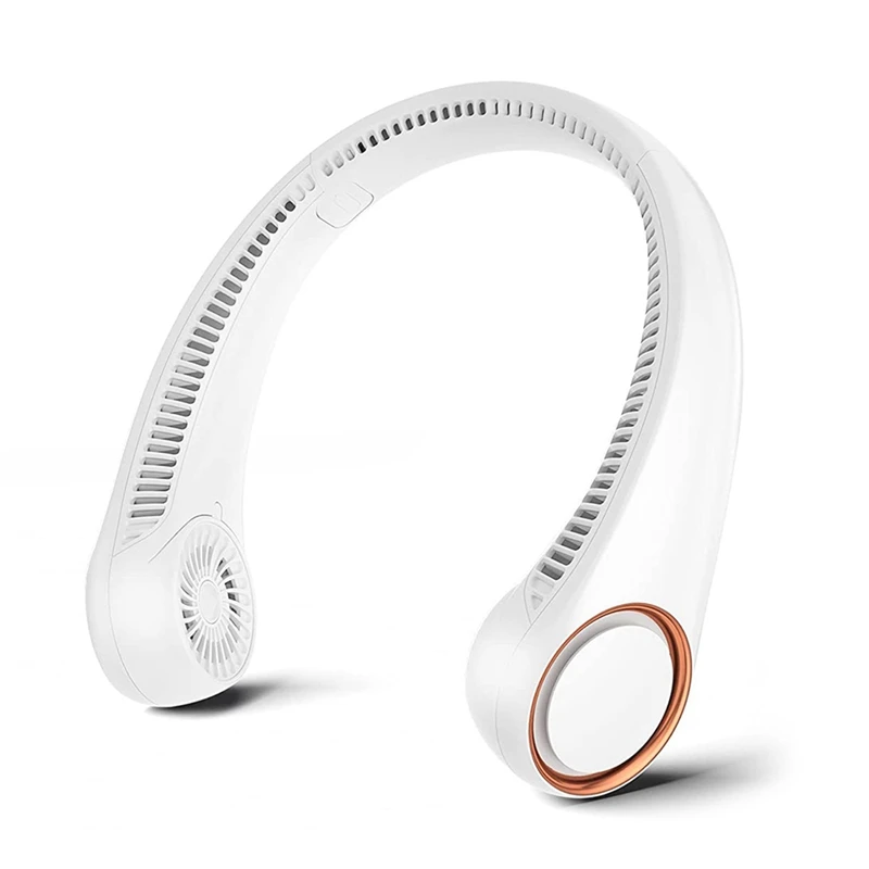 

Neck Fan,Portable Hands Free Bladeless Neck Fan,USB Rechargeable Personal Fan,Cooling Hanging Fan