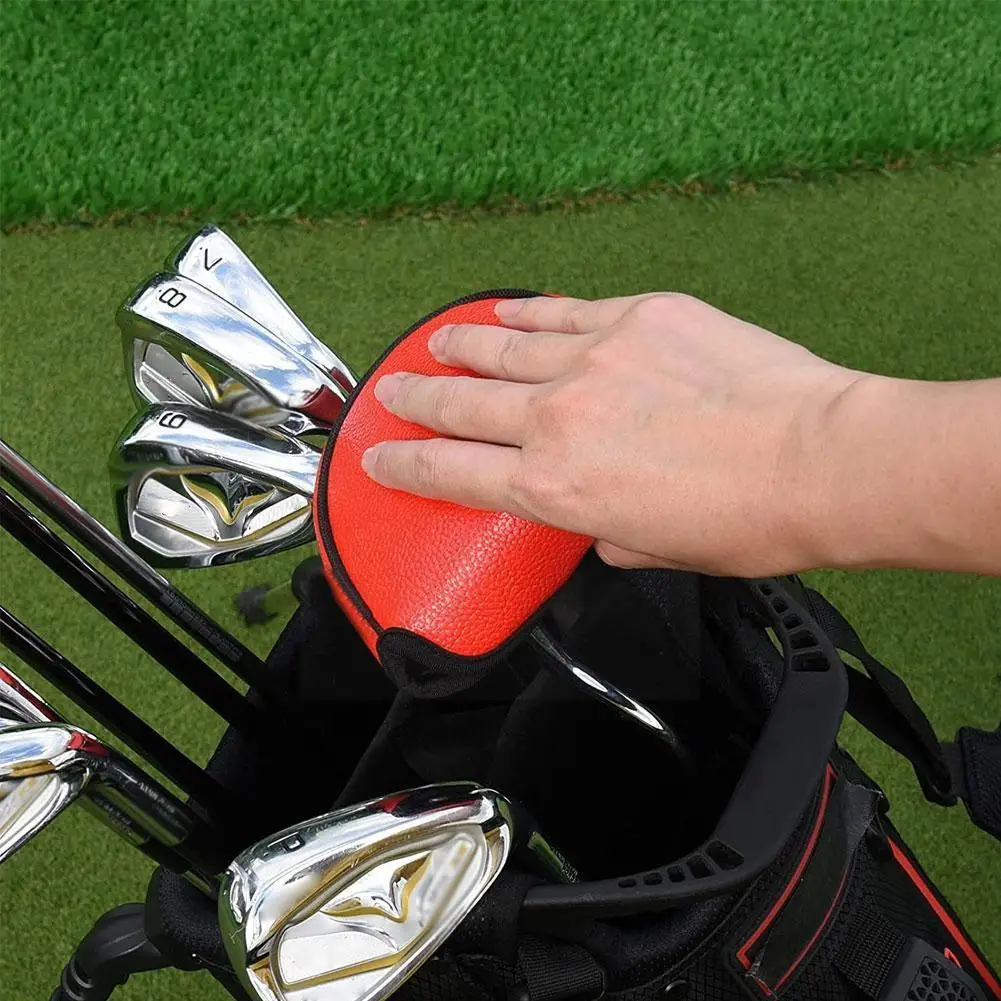 

Hot-selling Golf Supplies Pu Cue Cover Putter Cover Cover Putter Cap Cover Equipment Classic Golfer Center F3t6