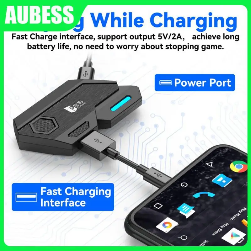 

Wired Keyboard Mouse Converter Quick Transmission Durable Keyboard And Mouse Adapter Widely Compatible Non-delayed Usb-c Adapter