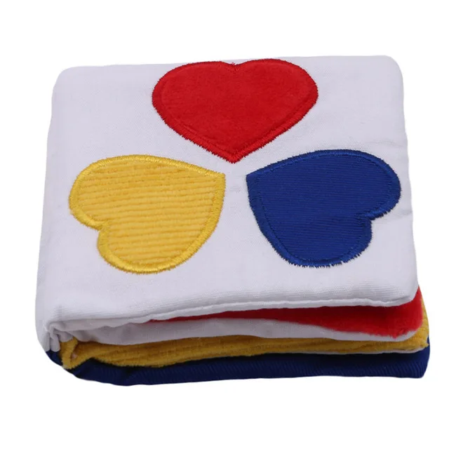 

New Newborn Baby First Colorful Soft Cloth Infant Book Kids Educational Rattler Toy Stimulate Vision Book With Paper BB Sounds