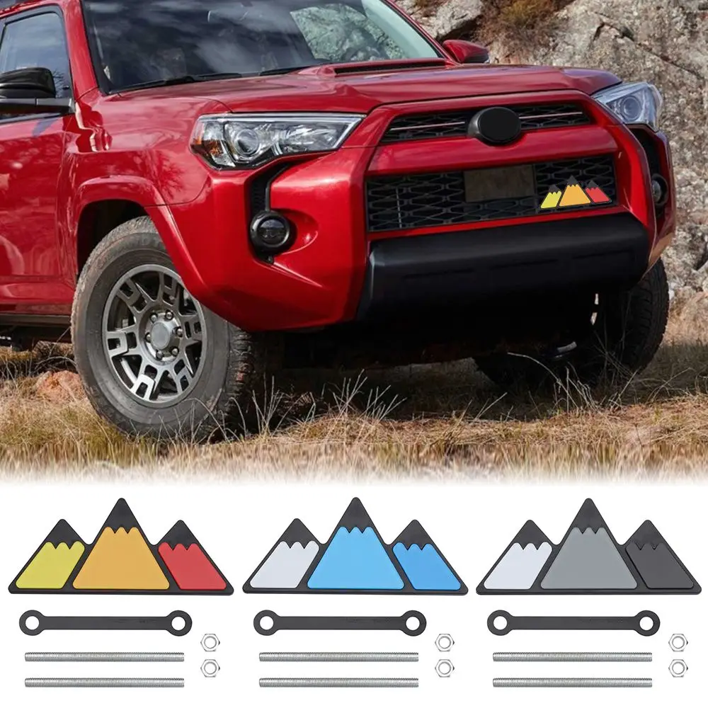 Трехцветная акриловая Эмблема для Toyota Tacoma TRD 4runner Tundra 2018 2019 автомобильные