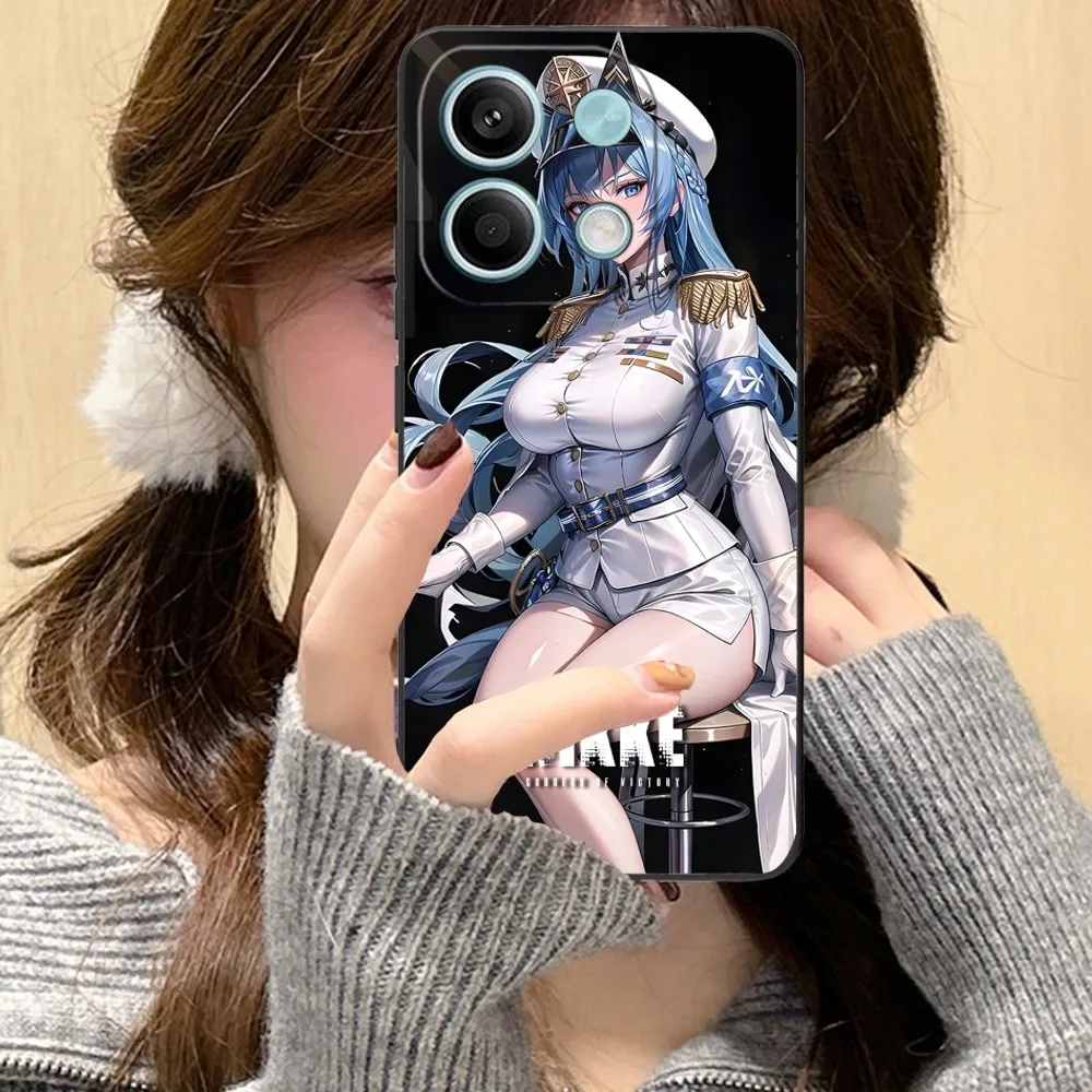 Чехол для мобильного телефона Goddess NIKKE Helm Xiaomi Redmi Note 13 12 11 10 9 8 7 6 S A Pro Lite Plus 5G черный